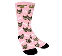Aolun Photo Socks Personalised Funny Socks With Photo,Custom Face Socks,Put Dog, Cat, Other Pets Face Photo into Socks