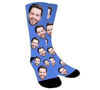 Aolun Photo Socks Personalised Funny Socks With Photo,Custom Face Socks,Put Your Photo into Socks for Men and Women