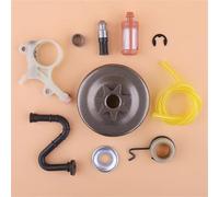 AOLUOER 3/8" 7T Clutch Sprocket Drum for S//T//I//H//L MS271 MS291 MS 271 291 Oil Pump Worm Gear Fuel Filter Line Washer Clip Kit
