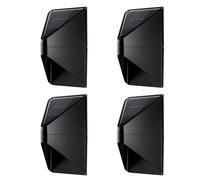 Aolyty 4pcs LED Solar Wall Lamp, Intelligent Light-Controlled Solar Lights, Waterproof Colorful Garden Lamps