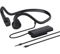 AOMAIDZ Wired Bone Conduction Headphones, 3.5Mm Or TYPE C, Open-Ear Outdoor Headset, Waterproof Sweatproof Noise Reduction with Mic, for Running, Sports, Fitness,3.5mm/Type C