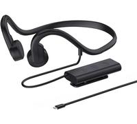 AOMAIDZ Wired Bone Conduction Headphones, 3.5Mm Or TYPE C, Open-Ear Outdoor Headset, Waterproof Sweatproof Noise Reduction with Mic, for Running, Sports, Fitness,Type C