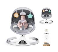Aomdom Compact Swing Seat with 6 Swing Speeds from 3 Months to 9 kg - Grey…