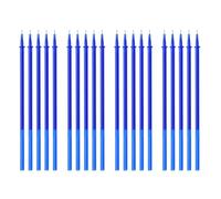 Aomhrek 20-Pack Erasable Pens Refills, Blue & Black, 0.5mm Fine Point Rub Out Pens for School & Office, Premium Stationery for Smooth Writing