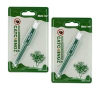 Aomhrek Tick Remover Tools For Dogs 2 Sticks Olive Green Tick Remover Highly Effective in Removing Pet Parasites Tick Remover for Cats Safe Painless Tick Removal Tool for Dogs and Cats