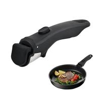 Aomhrek Universal Anti-Scald Removable Handle, 5 Kg Max - One-Click Fit for Milk Pot, Frying Pan, Wok, 19 cm, Black
