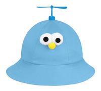 Aomig Adults Propeller Hat Funny Propeller Bee Bucket Hat Helicopter Hat Propeller Cap Summer Sun Protection Sun Hat Women Men Fisherman Hats for Beach Camping Outdoor Adventures(Sky Blue Monster)