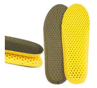 Aomig Elastic Shock Absorbing Foam Shoe Insoles, Breathable Honeycomb Sneaker Replacement Inserts Insole, Adult Unisex Replacement Shoe Insole, Inserts Shoe Insoles against Odour for Trekking, Running