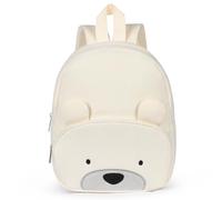 Aomig Kids Mini BackpackRucksack, Toddler Cartoon School Preschool Kindergarten Elementary Small Adjustable Corduroy Rucksack for School Travel(Cute Bear)