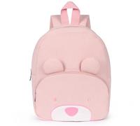 Aomig Kids Mini BackpackRucksack, Toddler Cartoon School Preschool Kindergarten Elementary Small Adjustable Corduroy Rucksack for School Travel(Cute Bear)