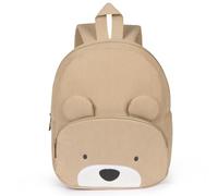 Aomig Kids Mini BackpackRucksack, Toddler Cartoon School Preschool Kindergarten Elementary Small Adjustable Corduroy Rucksack for School Travel(Cute Bear)