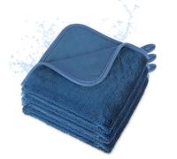 Aomig Magic Cleaning Cloths 3Pcs Reusable Glass Cleaning Rags Magic Bathroom Drying Cloth Window Cleaning Cloths Kitchen Dish Cloth Washable Cloth Duster Absorbent Car Drying Towel Cloths(Dark Blue)