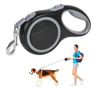Aomig Retractable Dog Lead Tangle-Free Retractable Dog Leash, 8m/50kg Heavy-Duty Extendable Dog Leads, Robust Self-Locking Dog Lise with Quick-Lock Pause System for Outdoor Walking & Jogging Use