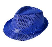 Aomig Sequin Hat and Suspenders for Men and Women, Glitter Bow Tie Costume Accessories for Hen Party, Jazz Dancers, Gangsters, Rapper, Cowboy, New Year's Eve Wedding Party