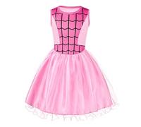Aomig Spider-Girl Costume, Pink, Girls, 3-4 Years, Halloween, Masquerade, Superhero, Spider, Spider-Girl, Costume, Outfit