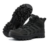 Aomigoct Mens Casual Hiking Boots: Lightweight & Breathable Mesh for Day Hiking & Backpacking - Comfort & All-Terrain Grip for Confidence on Rocky Uneven Trails - Ages 25-50