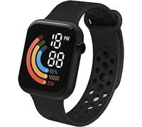 AOMiGT Smart Watch, Kids Smart Watch, Waterproof Kids Fitness Activity Tracker Watch, Fashion Digital Watch, Sports Outdoor Watch for Boys and Girls Aged 3-12 Years (Black)