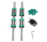 AOMIKITSTU HGR15-1000mm Linear Rails 2 pcs, Linear Guides with 4 pcs HGH15CA Bearing Blocks, Linear Bearing for CNC Machines, Automated Machines and Equipments