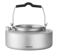 Aomiun Portable Titanium Kettle Set with Stainless Steel Cups - Camping, Fishing, Travel & Bushcraft - Lightweight, Durable & Easy to Carry