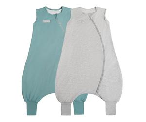 Aomloge PuppyCozy: Baby Sleeping Bag with Feet 2 Pack, Toddler Sleep Sack 36-48 Months, 1.0 Tog Sleep Sack with Legs, Baby Wearable Blanket