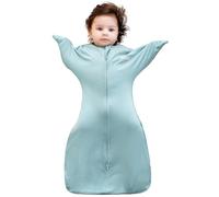 Aomloge PuppyPaws Transitional Swaddle, Swaddles for Newborns, 1.0 Tog Sleep Sack 9-15 Months, Wearable Blanket Baby with 2-Way Zipper