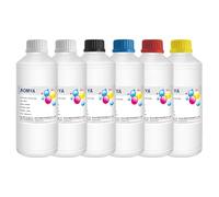Aomya DTF Ink 500ml x 6 Pack, DTF Transfer Ink for PET Film Compatible for printheads Installed DTF Printers L1800 R1390 DX5 DX7 ET-4800 ET-8550 XP15000 I3200 4720 XP600 TX800 ET2800, 3000ml