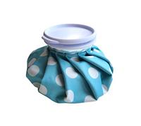 AON Reusable Refillable Waterproof Ice/Hot Water Screw Top Polka Dot Bag Pouch Bladder for Fever Sports Injuries Swelling Headache Pain Relief Rheumatoid Arthritis & First Aid -Teal