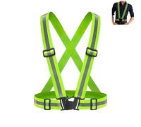 AONAT Reflective Vest,High Visible Reflective Running Vest Adjustable,Reflective Running Gear Safety Vest for Outdoor Night Running,Jogging Hiking,Cycling Walking,Men Women Kids