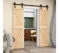 AONAYIOA 9 ft/274 cm sliding door fittings, barn door, robust and durable, suitable max. door width is 68.5 cm (without door)