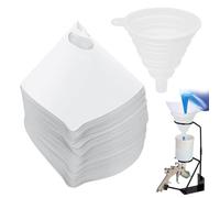 AONAYO Pack of 100 Paint Strainers, Resin Filter, Paint Filter, Colour Sieve, 190 Micron Resin Filter, Disposable Colour Paper Sieves, for Car Paint, Paint Sieve, Water Transfer Printing with Cone