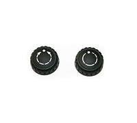 Aoned Pair Set PCM Radio Replacement Knob Set for Porsche Cayenne 955/957 (Equivalent Part Numbers 95564295100/95564295200)