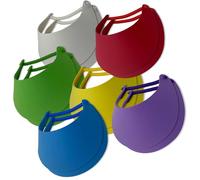 AoneFun Sunvisors Foam - Set of 12 in Assorted Colors for Women, Pool Party Favors, Beach Party Supplies, Outdoor Activities