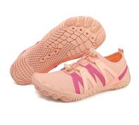AONEGOLD Water Shoes Mens Womens Lightweight Hike Barefoot Shoes Outdoor Non-Slip Aqua Sneakers Quick Dry Breathable Comfortable Footwear for Fitness Beach Surfing (Pink,6.5 UK)