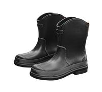 AONEGOLD Wellies Boots Women Waterproof Chelsea Rain Boots Non-Slip Garden Boots Warmth Comforts Ankle Wellies Outdoor (Khaki,4UK)