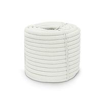 Aoneky Braided Cotton Rope 10mm/ 14mm/16mm - 50ft/100ft /200ft Soft Thick Rope for Macrame Crafts Projects, Plant Hangers, Wall Hangings, Garden Decor, Washing Line Rope(14 MM x 50 FT)