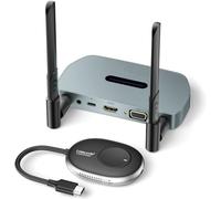 AONELAS R1L635Q5 Wireless HDMI Transmitter and Receiver, Lemorele Wireless Video Transmitter, Wireless HDMI Extender Kit Suitable for Video, File, Game Streaming to HDTV, Projector, Monitor