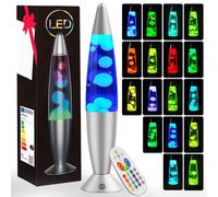 AONESY 13.5" Liquid Motion Lamp, Relaxing Liquid Light for Adults and Kids, Mood Lamp for Stress Relief, 17 Color Changing Night Light, Nightlight for Home Decor Bedroom Office-White