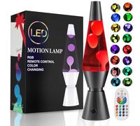 AONESY 14.5" Liquid Motion Lamp, Relaxing Liquid Light for Adults and Kids, Mood Lamp for Stress Relief, 17 Color Changing Night Light, Nightlight for Home Decor Bedroom Office-Black