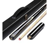 AONETIGER 3/4 Jointed Snooker Billiard Pool Cue Handmade Ash Shaft 3 Piece Tips 9.7mm with Extension Accessories Hard Case/Bag to Choose