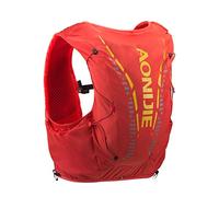AONIJIE 12L Men Women Running Vest Pack Hydration Backpack Outdoor Sports Bag for Marathon Cycling Hiking (12L# Orange, L/XL(40.16-45.27inch))