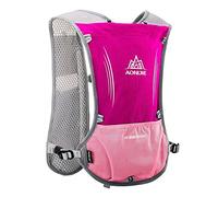 AONIJIE 5L Outdoor Sport Multifunctional Camping Backpack Cycling Running Climbing Hiking Hydration Vest Pack (Pink-only Vest, OneSize)