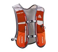 AONIJIE Hydration Vest Pack Backpack 5L Marathoner Running Race Hydration Orange