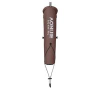 AONIJIE Trekking Pole Pouch Waterproof Hiking Poles Storage Bag for Backpacks & Running Vests Lightweight (Brown, One Size)
