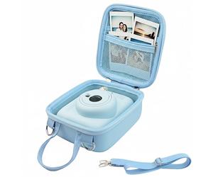 AONKE Hard Carry Case Compatibie with Fujifilm instax Mini 12/ Mini 11 Instant Camera (Blue)