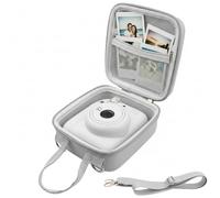 AONKE Hard Carry Case Compatibie with Fujifilm instax Mini 12/ Mini 11 Instant Camera (Gray)