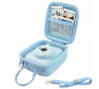AONKE Hard Carry Case Compatibie with Fujifilm Mini 12/ Mini 11 Instant Camera (Blue)