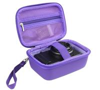 AONKE Hard Carrying Case for Canon PowerShot SX740/ SX730/ SX720/ SX620/ G7X Digital Camera, Protective Storage Bag with Zipper Mesh Pocket for Battery Pack, Charging Cable, USB Card (Purple)