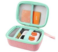 AONKE Hard Case Compatible with Yoto mini Kids Audio Music Player Children Speaker Plays Audiobook Cards Radio (pink+Mint Green)