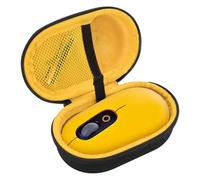 AONKE Hard Travel Case Cover for Logitech Pebble Mouse 2 M350s / Pebble / Pop Mouse (Case Only) (Yellow)