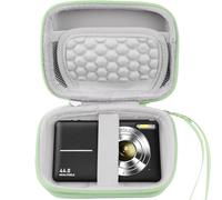 AONKE Hard Travel Case for Kodak Pixpro FZ45 / FZ53 / FZ55 / FZ43/Canon IXUS 180 190/Sony DSC-W810/W800/W830 Digital Camera (Green)